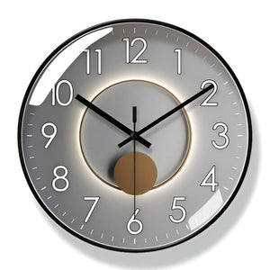 Modern Wall Clock with Silent Movement – Scandinavian Design Minimalist Home Decor
