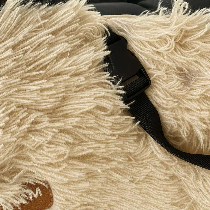 Plush Dog Car Bed