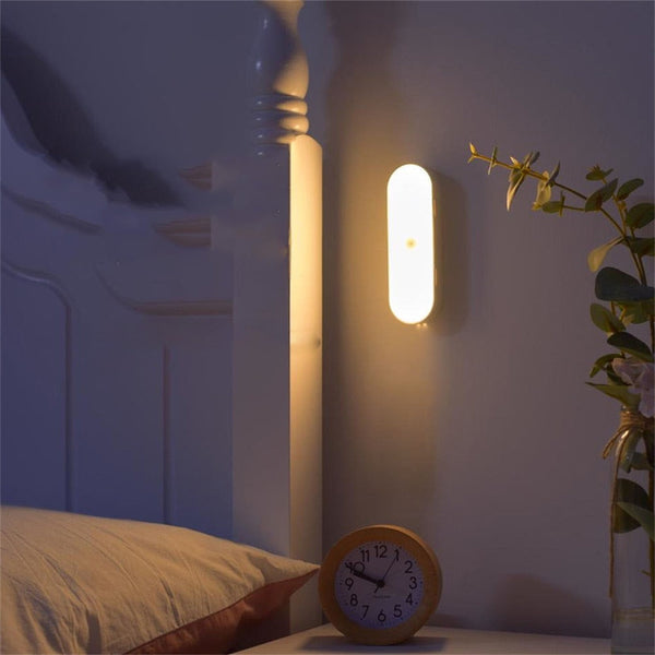 LumiSafe – Smart Motion Sensor Wall Lamp with Rechargeable Functionality