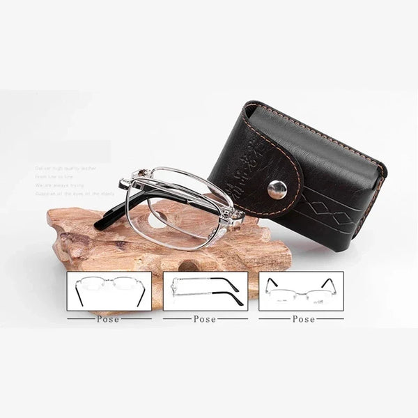 ViewFold | Compact folding reading glasses with case