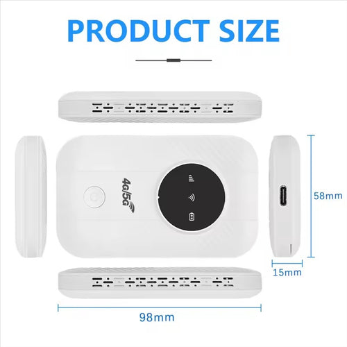 Pocket WiFi Router 4G/5G – Portable Free Internet Ultra Link WiFi Anywhere