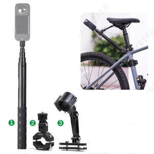 Camsteer Premium Bicycle Backseat Mount – Capture Epic Rides with Third-Person GoPro/Insta360 Views, Fits Hero 13 to DJI 5