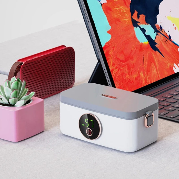 HeatMate Pro Wireless Heated Lunchbox – Rechargeable & Portable Food Warmer for Hot Meals On the Go
