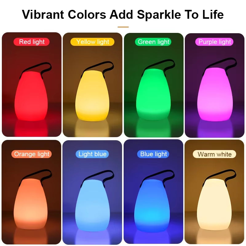 LuminaFusion Lamp – Portable Waterproof Cordless Table Lamp with Remote Control