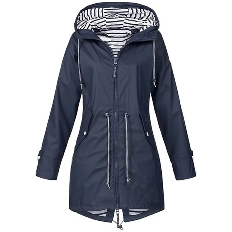 Long Rain Jacket For Women