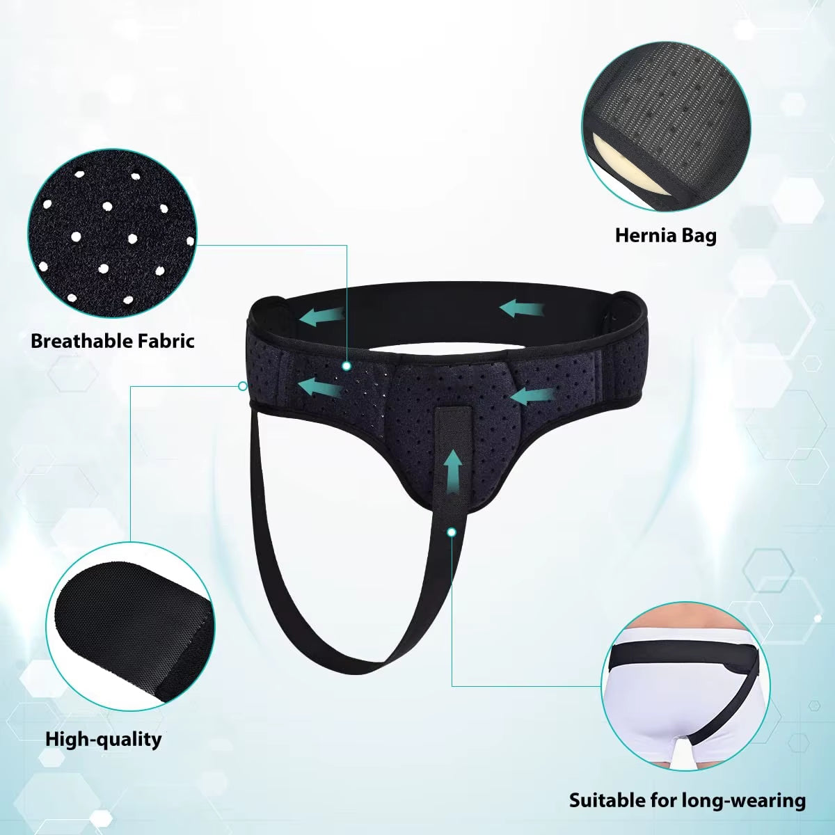 Hernia Belt - Ultimate Support Brace for Active Individuals