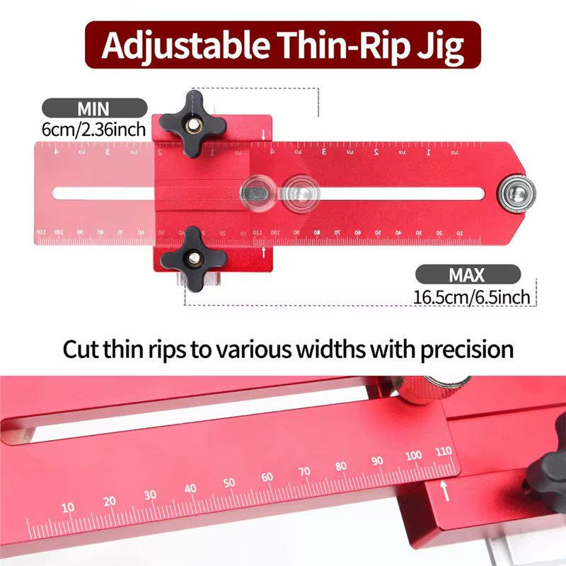 Thin Rip Jig Table Saw Jig Guide