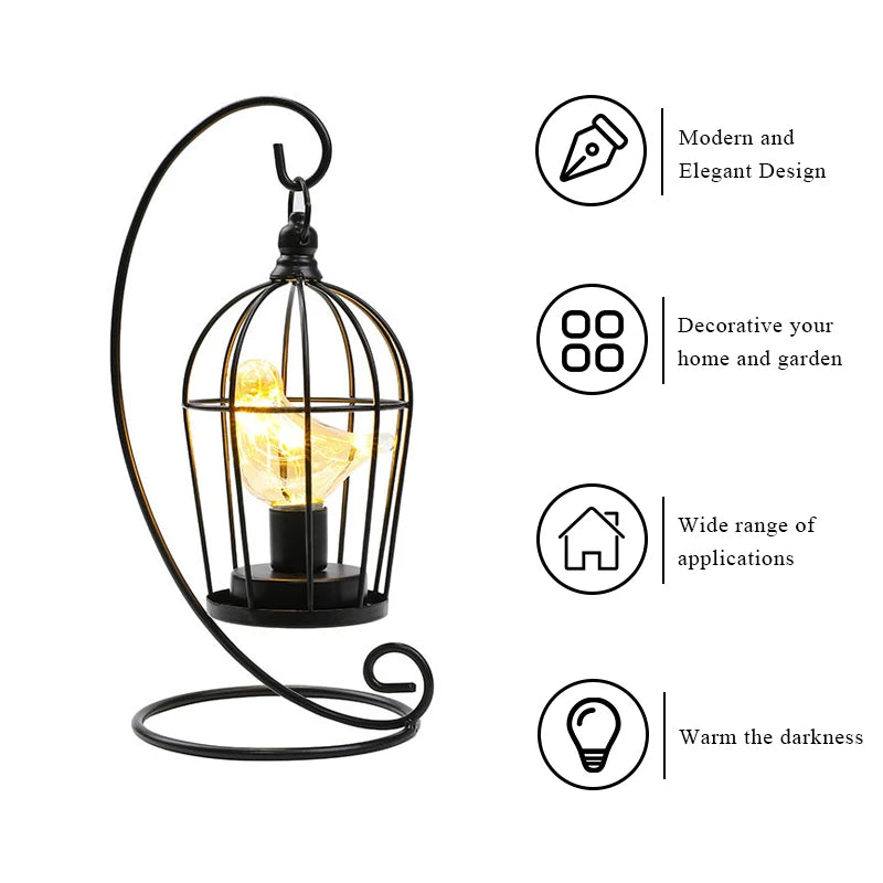 Birdcage Table Lamp