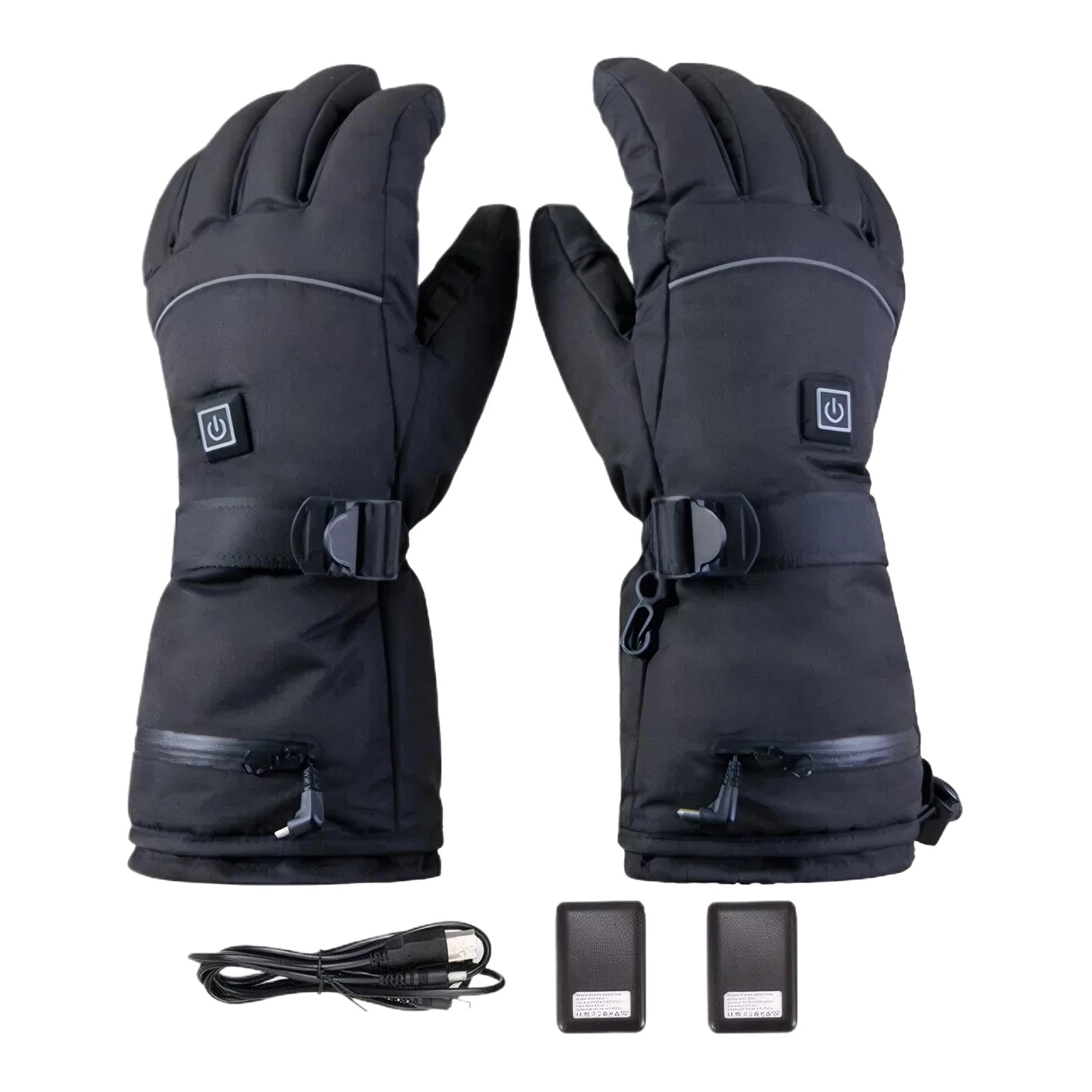 Unisex Heated Gloves - Rechargeable & Touchscreen-Friendly (Batteries included)