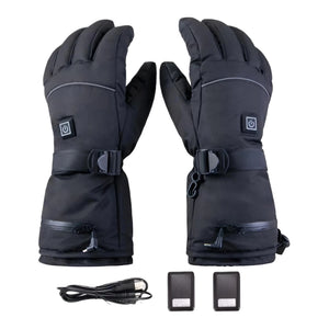 Unisex Heated Gloves - Rechargeable & Touchscreen-Friendly (Batteries included)