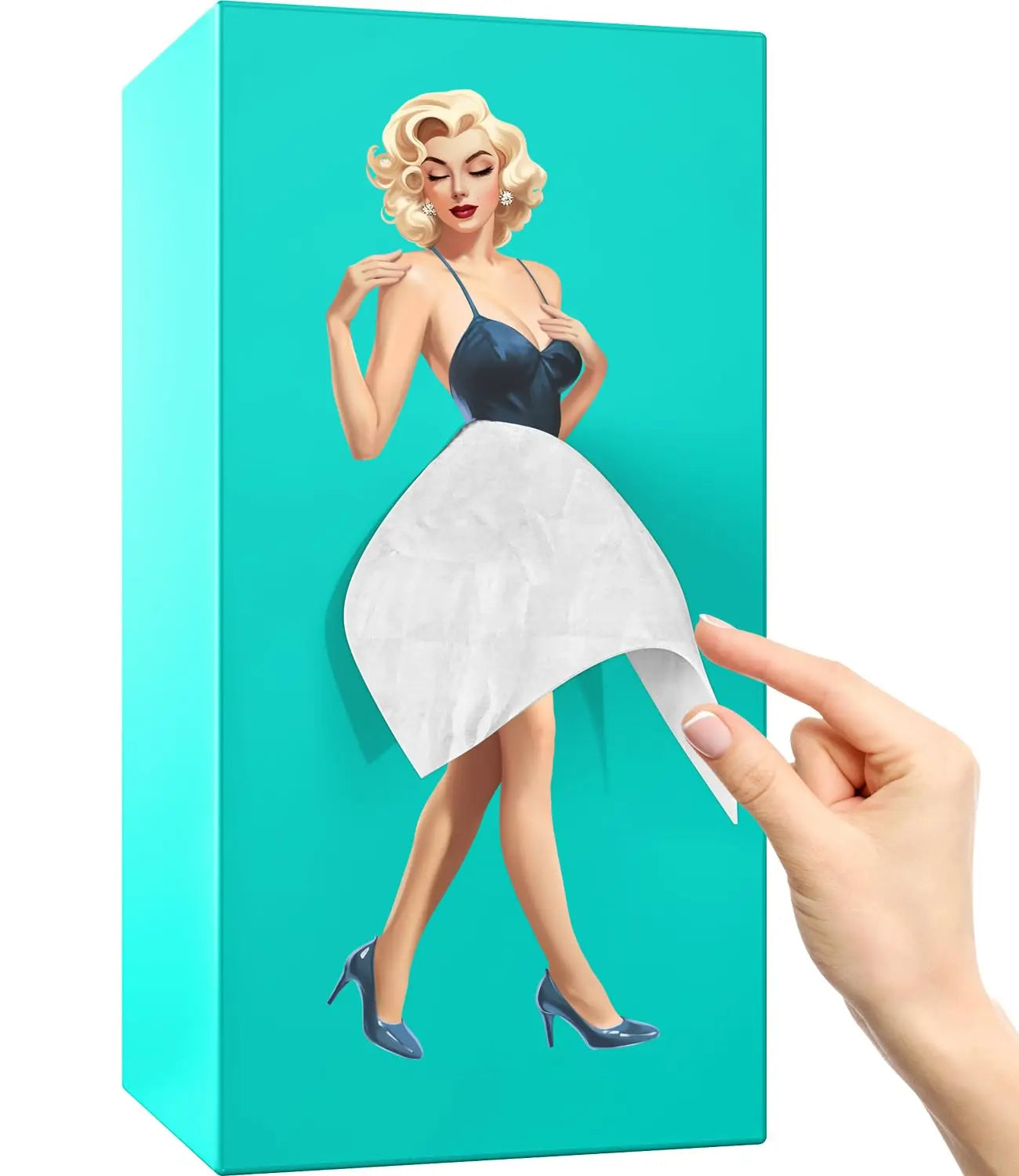 Flying Skirt Tissue Box