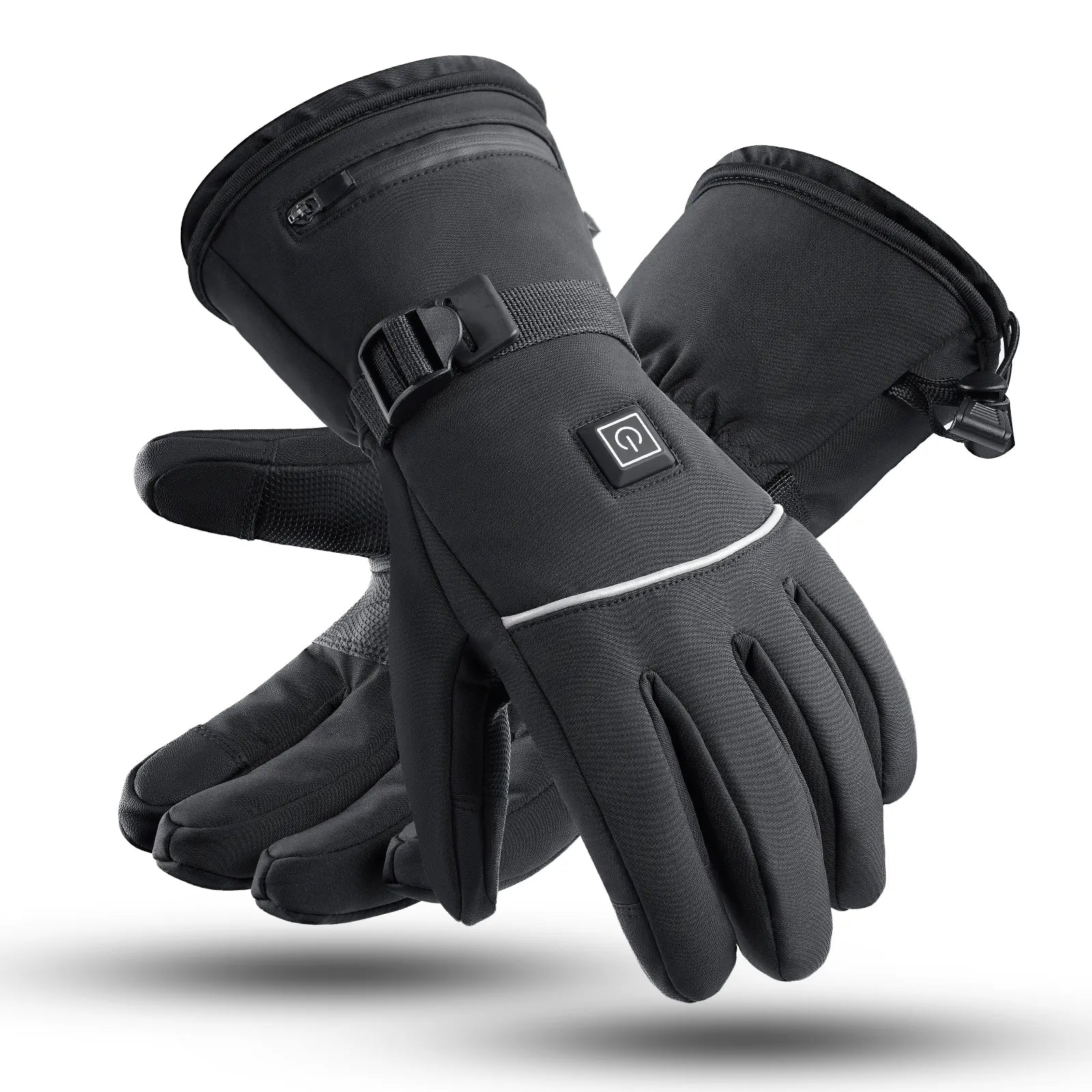 Unisex Heated Gloves - Rechargeable & Touchscreen-Friendly (Batteries included)