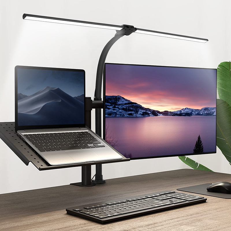 DeskLight - Modern Dual-Head LED Desk Lamp, Stylish Office Lighting