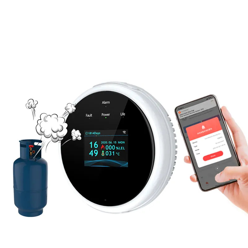 Home Guardian: Combustible Gas Detectors with Alarm and LCD Display