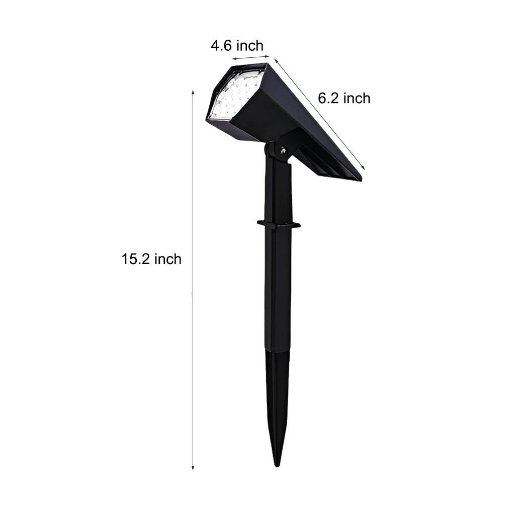 Adjustable Waterproof Multicolour Solar Spot Light With Sensor Landscape Lighting