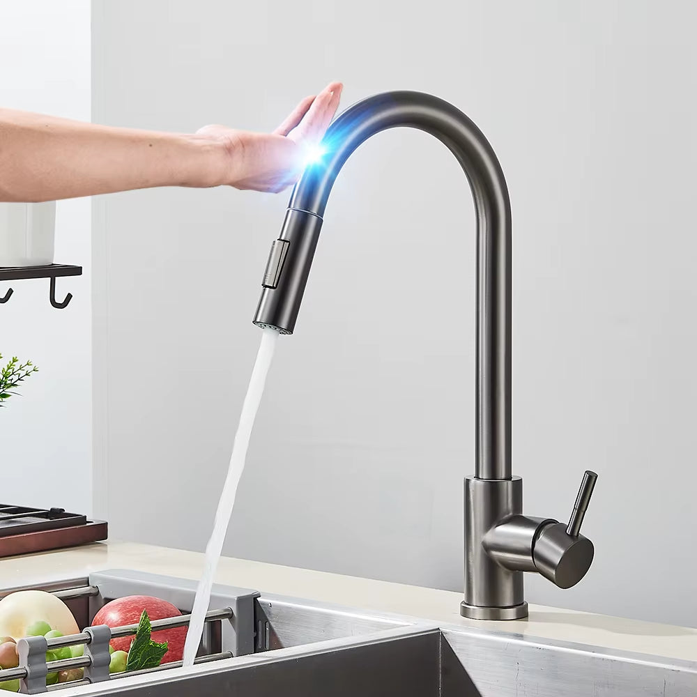 Kitchen Tap with Touch Sensor and Pull Out