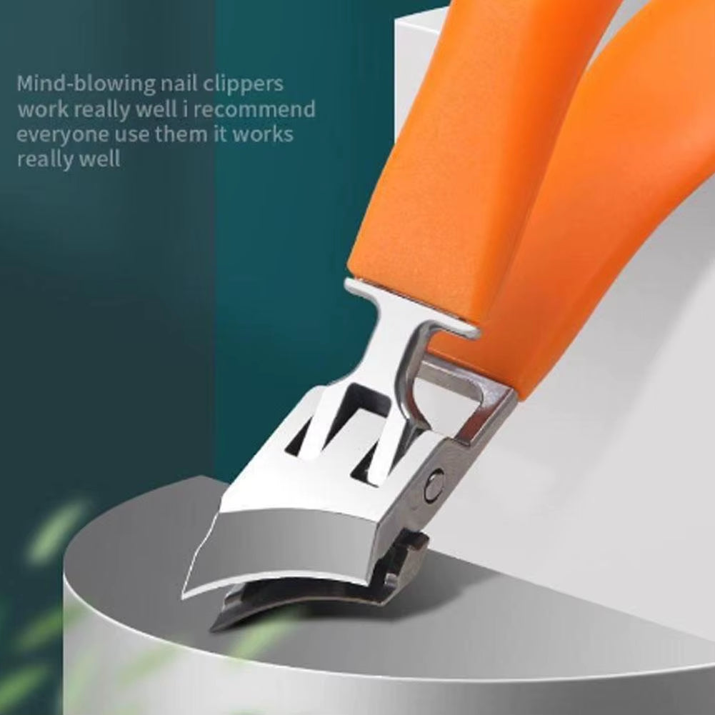 Powerful Nail Clippers for Thick Nails – Ergonomic Design with Anti-Splash Protection for Seniors