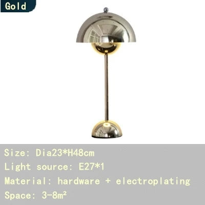 Minimalist Flowerpot Portable Mushroom Table Lamp