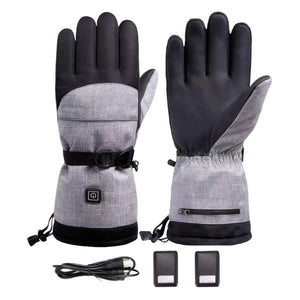 Unisex Heated Gloves - Rechargeable & Touchscreen-Friendly (Batteries included)