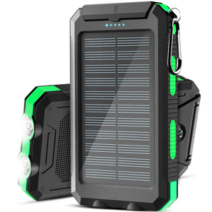 500000mAh - Portable and IP67 Waterproof Solar Power Bank