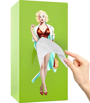 Flying Skirt Tissue Box