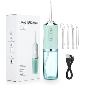 Cordless Water Flosser – Portable Rechargeable Oral Irrigator for Deep Cleaning
