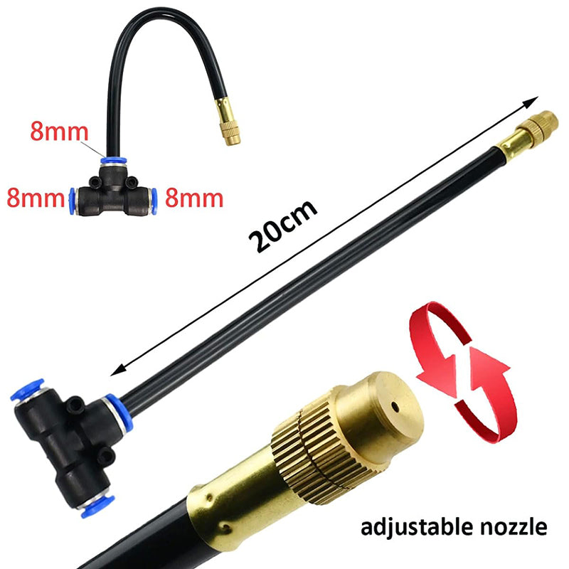 Drip Irrigation Kit with 360° Flexible Hose