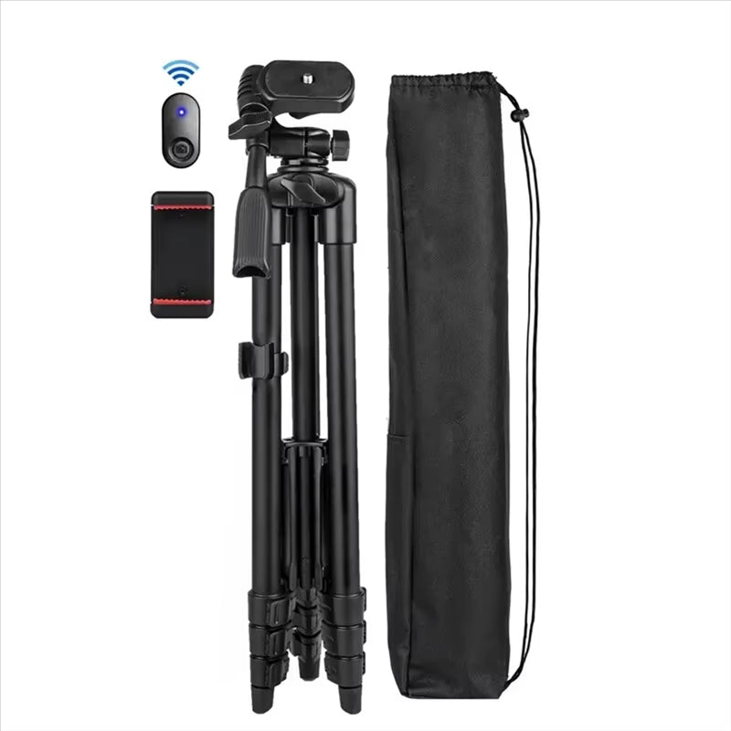 Extendable Phone Tripod with Bluetooth Remote - Versatile Selfie Stick & Stand