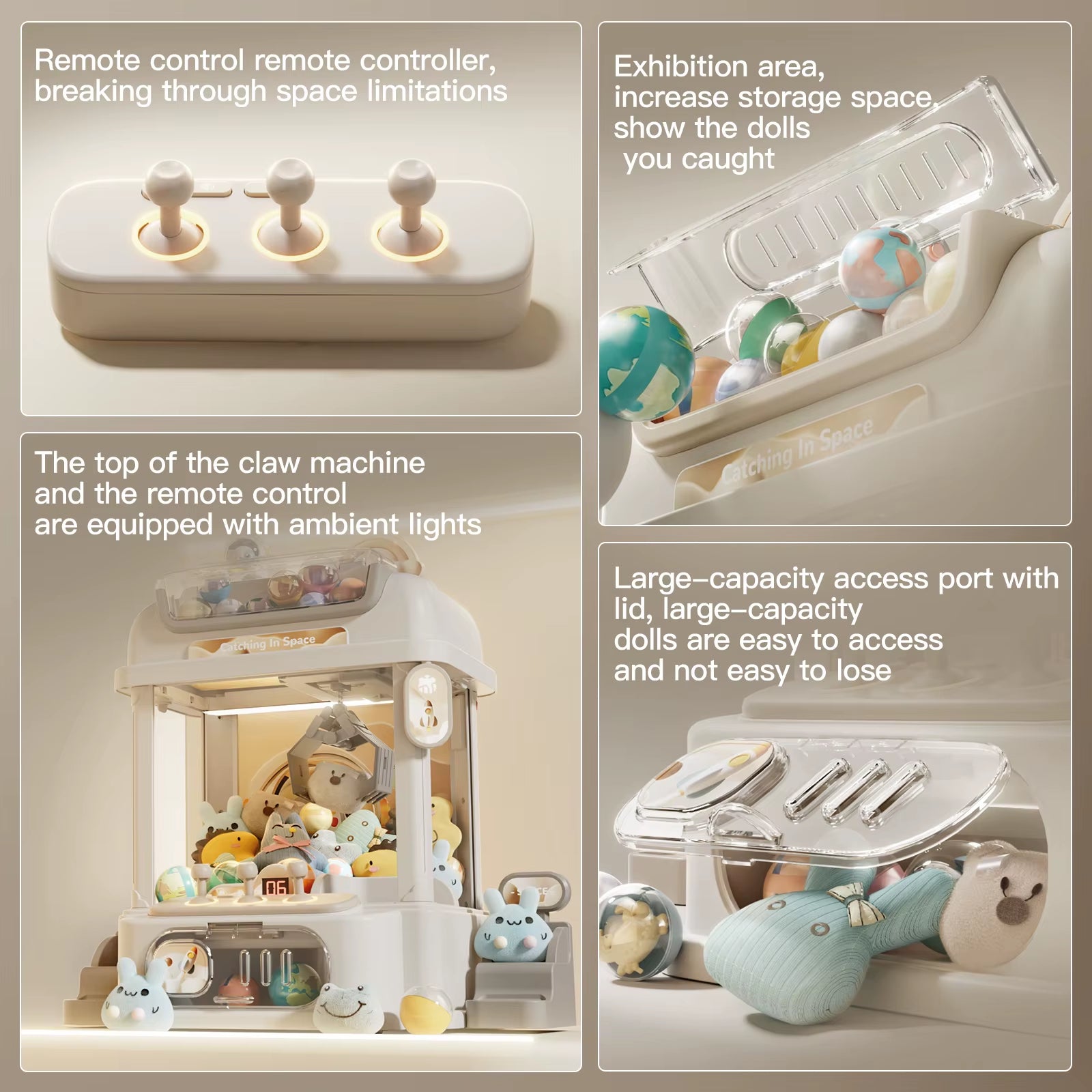 Children's Mini Claw Machine - Fun Toy Crane Game for Kids