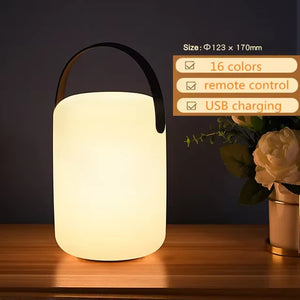LuminaFusion Lamp – Portable Waterproof Cordless Table Lamp with Remote Control