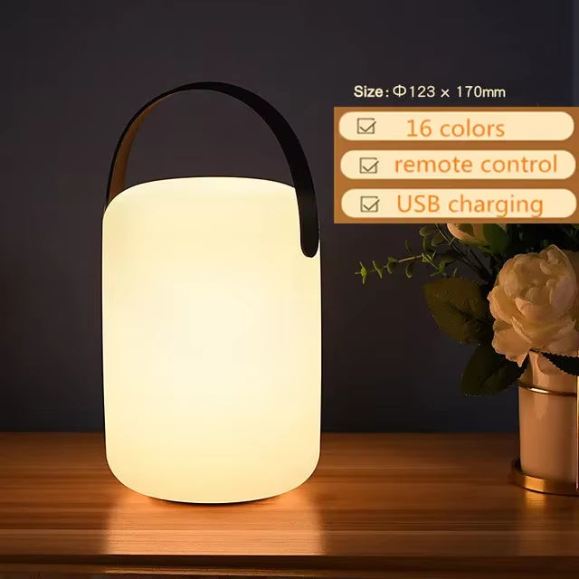 LuminaFusion Lamp – Portable Waterproof Cordless Table Lamp with Remote Control