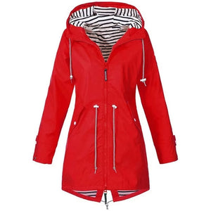 Long Rain Jacket For Women