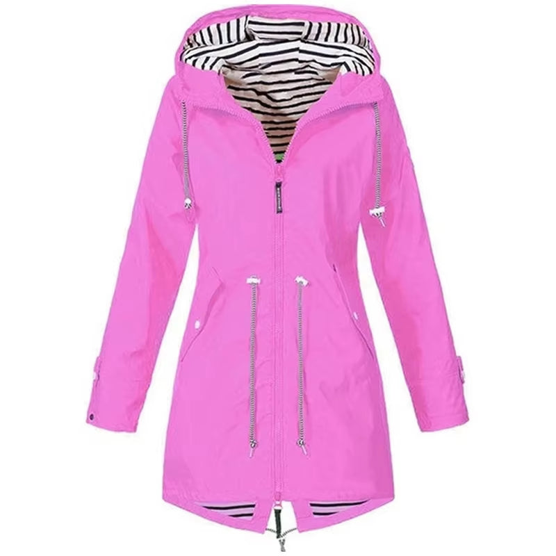 Long Rain Jacket For Women