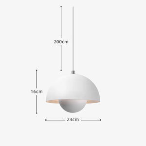 ElegantBloom - Flower Pot Pendant Lamp