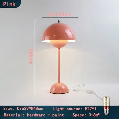 Minimalist Flowerpot Portable Mushroom Table Lamp