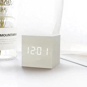 LumiCube – Stylish LED Alarm Clock with Minimalist Design & Smart Features