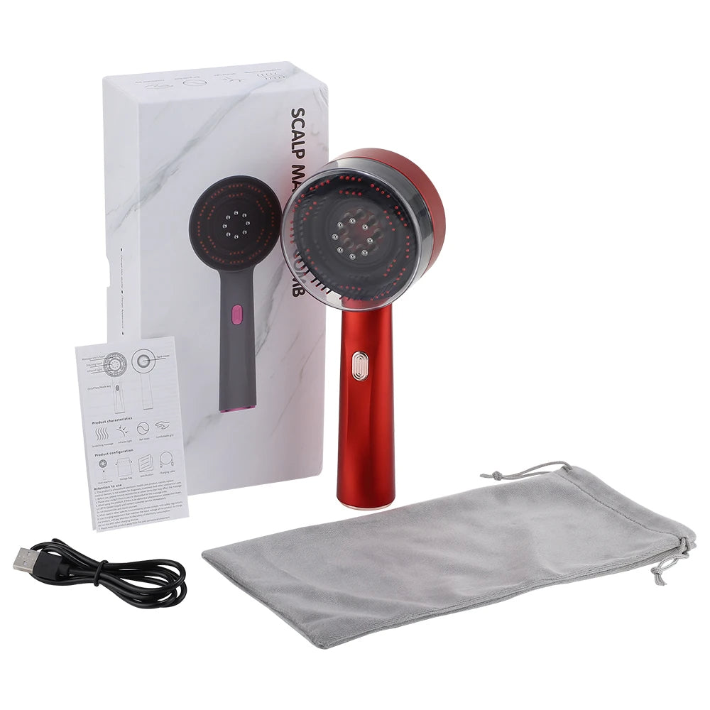 3-in-1 Red Light Scalp Massager