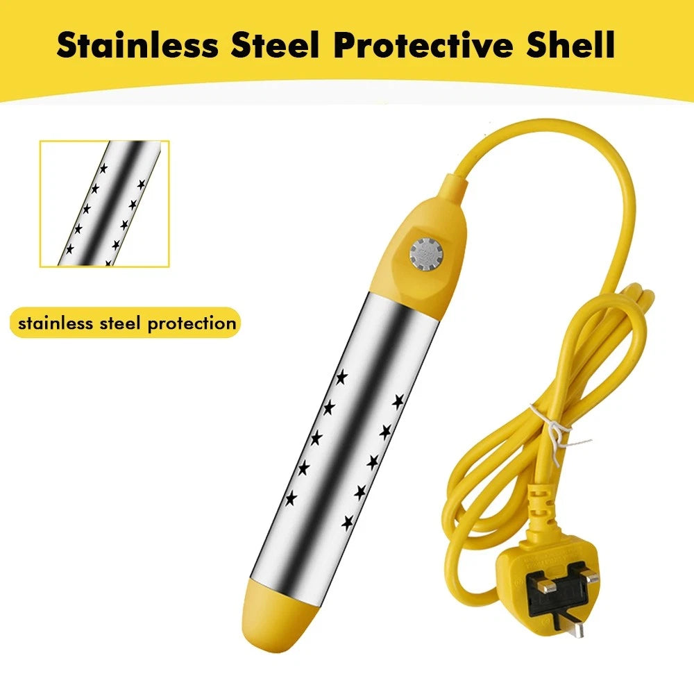 Electric Water Heater - 2500W Floating Portable Immersion Reheater Suspension Bathroom/Swimming Pool