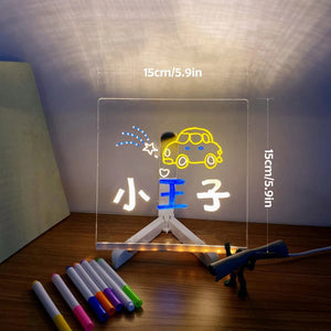 GlowSketch™ LED Drawing Board – Reusable Creativity, Soothing Night Light & USB Rechargeable for Kids