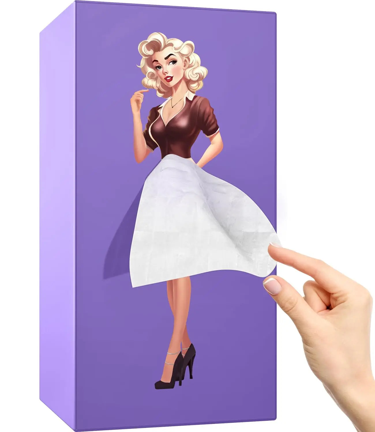 Flying Skirt Tissue Box