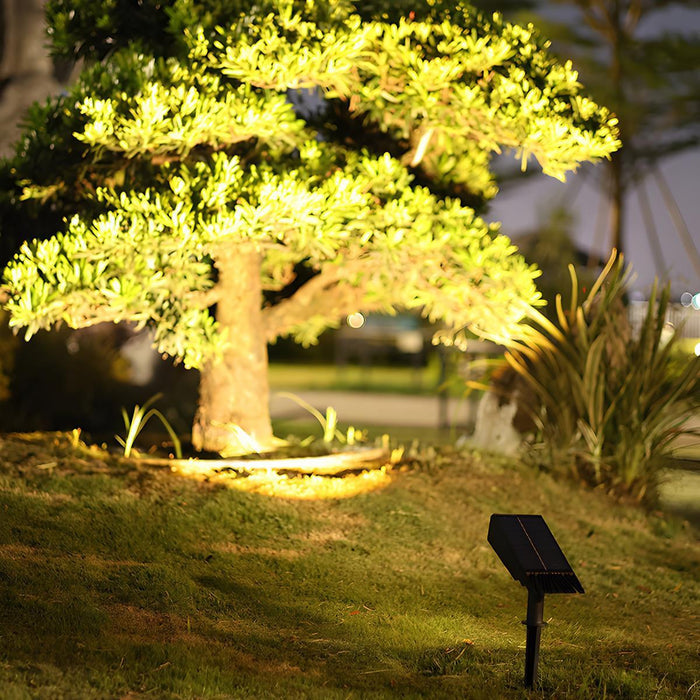 Waterproof LED Solar Multi-zoom Spot Light Landscape Lighting RGB