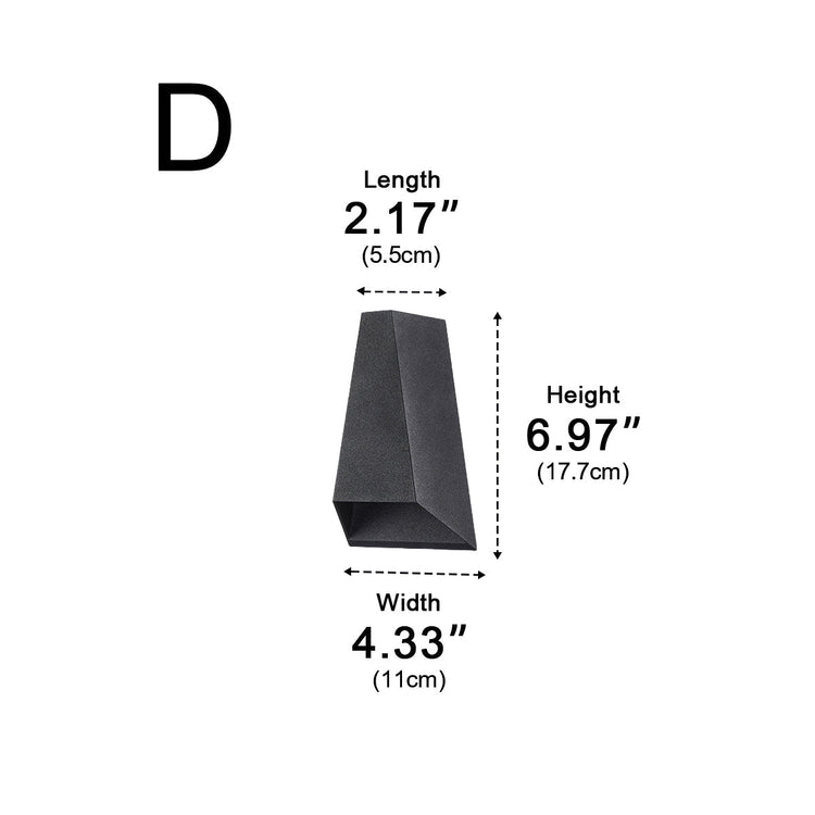 Waterproof Modern Up&Down LED Outdoor Spotlight Wall Washer Light