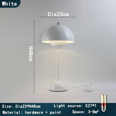 Minimalist Flowerpot Portable Mushroom Table Lamp