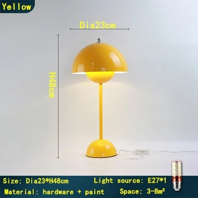 Minimalist Flowerpot Portable Mushroom Table Lamp