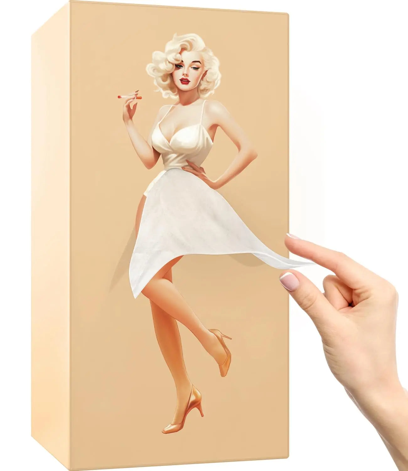 Flying Skirt Tissue Box