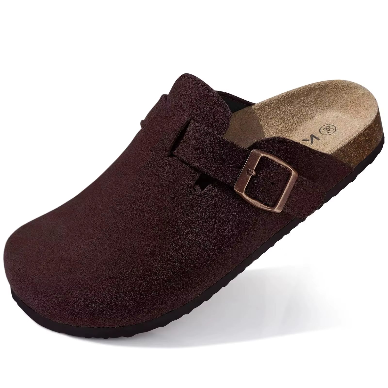 Women's Orthopedic Suede Cork Slippers