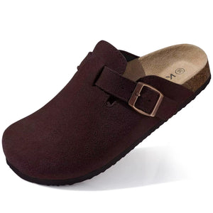Women's Orthopedic Suede Cork Slippers