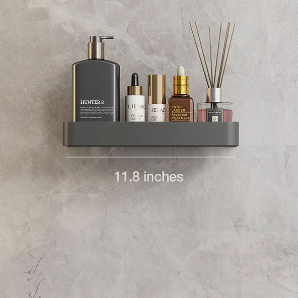 UrbanShelf – Modern Floating Bathroom Shelves with Self-Adhesive Installation and Towel Holder