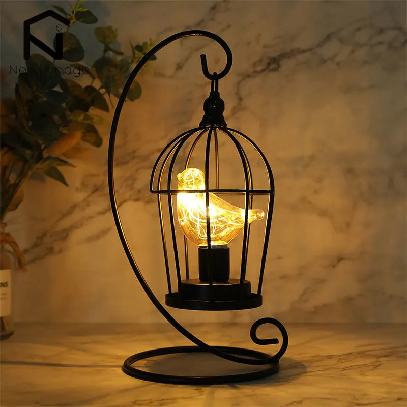 Birdcage Table Lamp