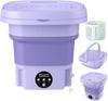 Foldable Portable Washing Machine with Spin Dryer | Mini Clothes Washer